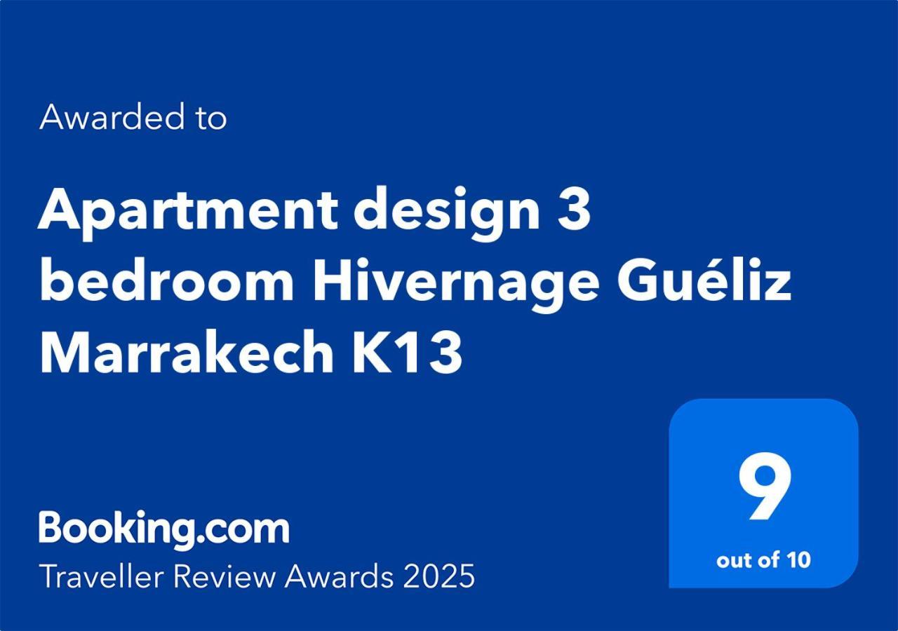 Apartment Design 3 Bedroom Hivernage Gueliz Marrakech K13 Marrakesh Buitenkant foto